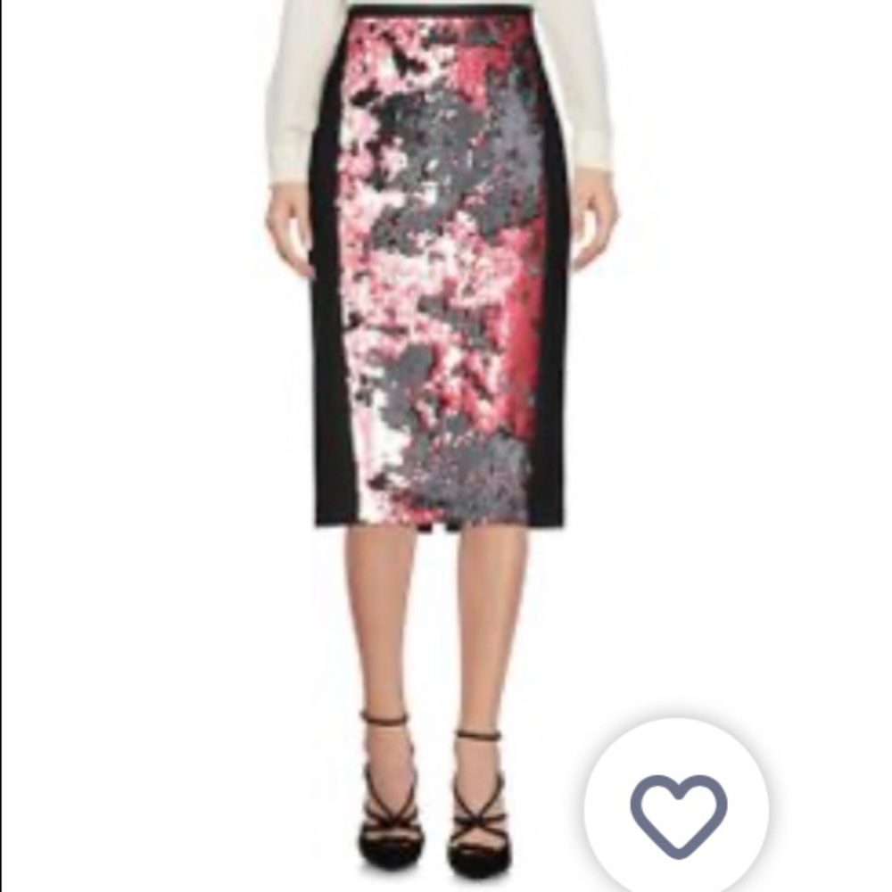 Sequin pencil skirt size 4 made in Italy BNWT